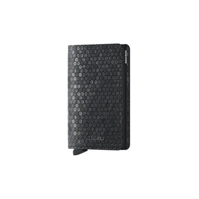 Kartenetui SECRID Slimwallet Hexagon (schwarz) (420100102)