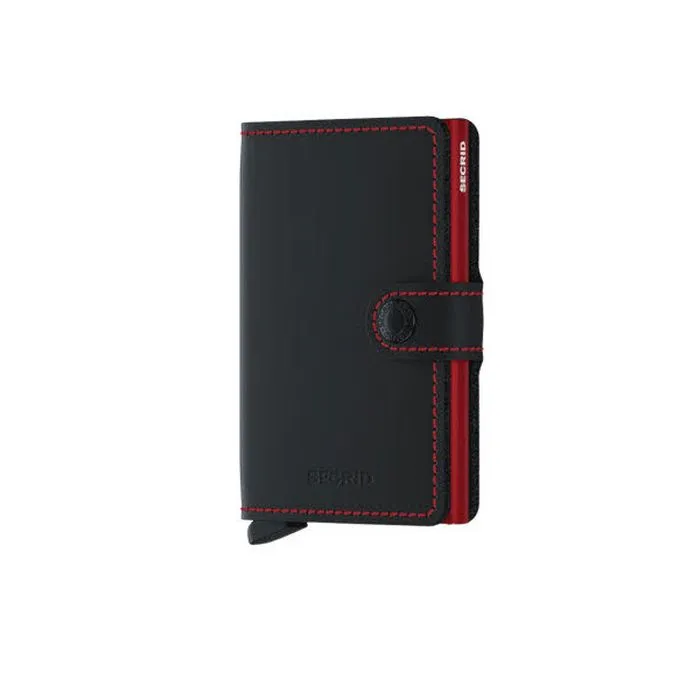Kartenetui SECRID Miniwallet Matte (schwarz/rot) (420101004)