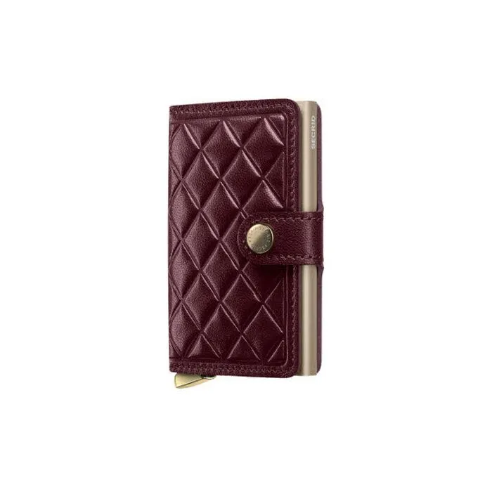 Kartenetui SECRID Premium Miniwallet Emboss Diamond (rot/kupfer) (420350005)