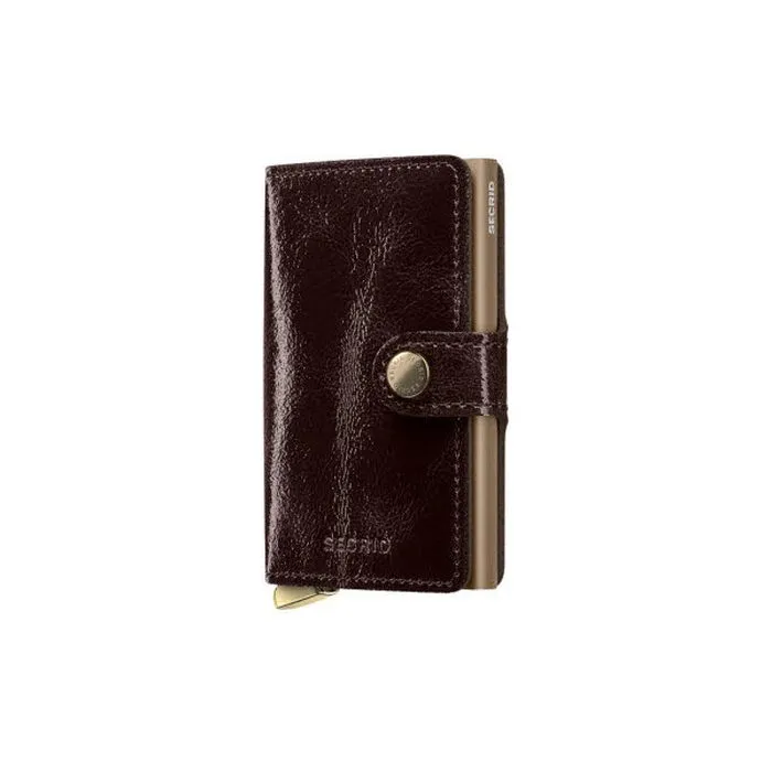 Kartenetui SECRID Premium Miniwallet Naplak (braun/kupfer) (420500045)
