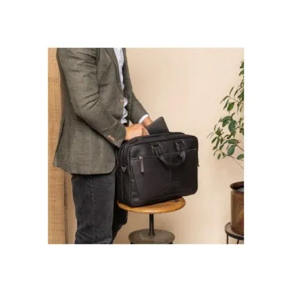 Aktentasche Leder The Chesterfield (schwarz) (302100038)