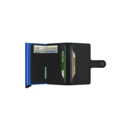 Kartenetui SECRID Miniwallet Matte (schwarz/blau) (420100087)