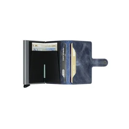 Kartenetui SECRID Miniwallet Vintage (blau/grau) (420200004)