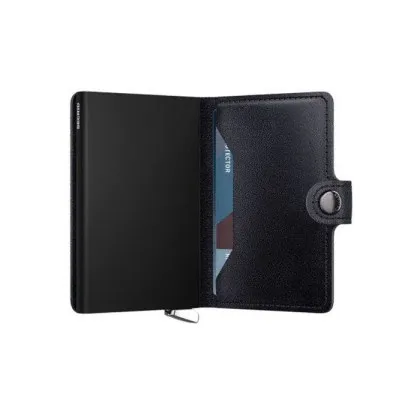 Kartenetui SECRID Premium Miniwallet Basco (schwarz/schwarz) (420200028)