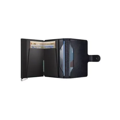 Kartenetui SECRID Premium Miniwallet Basco (schwarz/schwarz) (420200028)