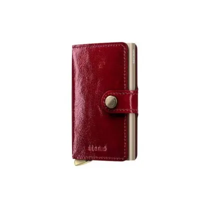 Kartenetui SECRID Premium Miniwallet Naplak (rot/kupfer) (420300001)