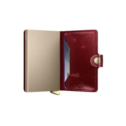 Kartenetui SECRID Premium Miniwallet Naplak (rot/kupfer) (420300001)
