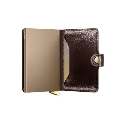 Kartenetui SECRID Premium Miniwallet Naplak (braun/kupfer) (420500045)