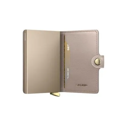 Kartenetui SECRID Premium Miniwallet Emboss Diamond (beige/kupfer) (420570001)